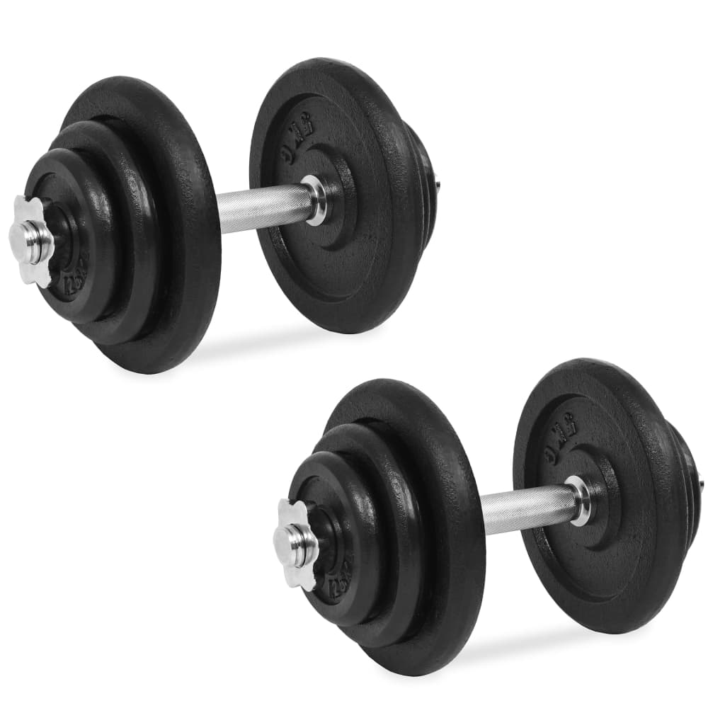 40 kg Hantelset aus Gusseisen