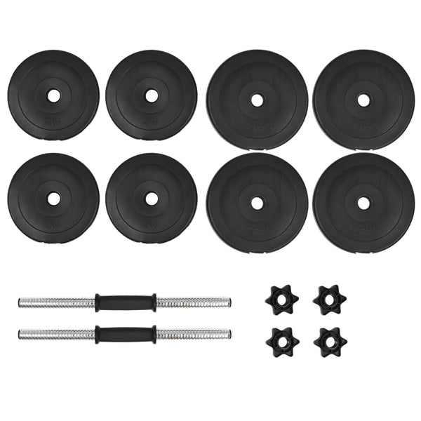 20 kg Hantelset - 14-teilig
