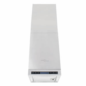 Inselhaube LCD-Display 756 m³/h LED