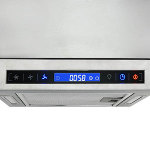 Inselhaube LCD-Display 756 m³/h LED