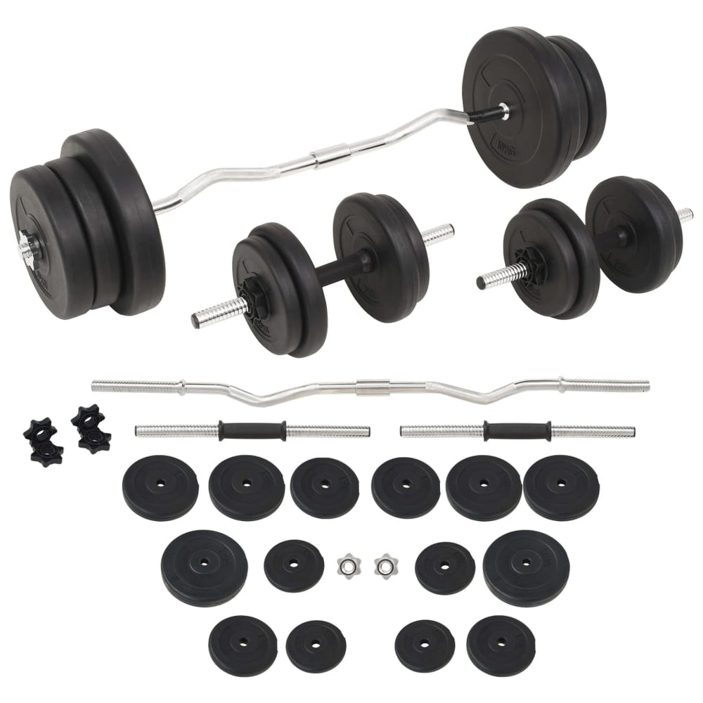 60 kg Langhantel- und Kurzhantelset