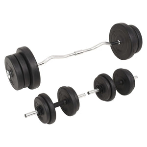60 kg Langhantel- und Kurzhantelset