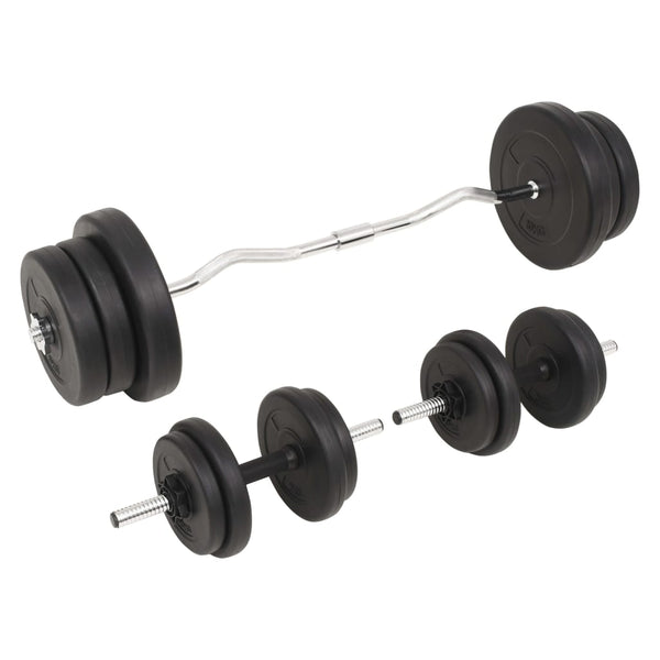 60 kg Langhantel- und Kurzhantelset
