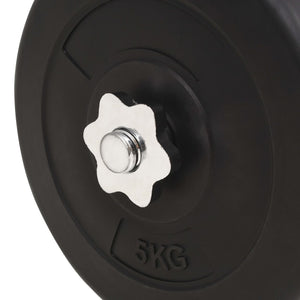 60 kg Langhantel- und Kurzhantelset