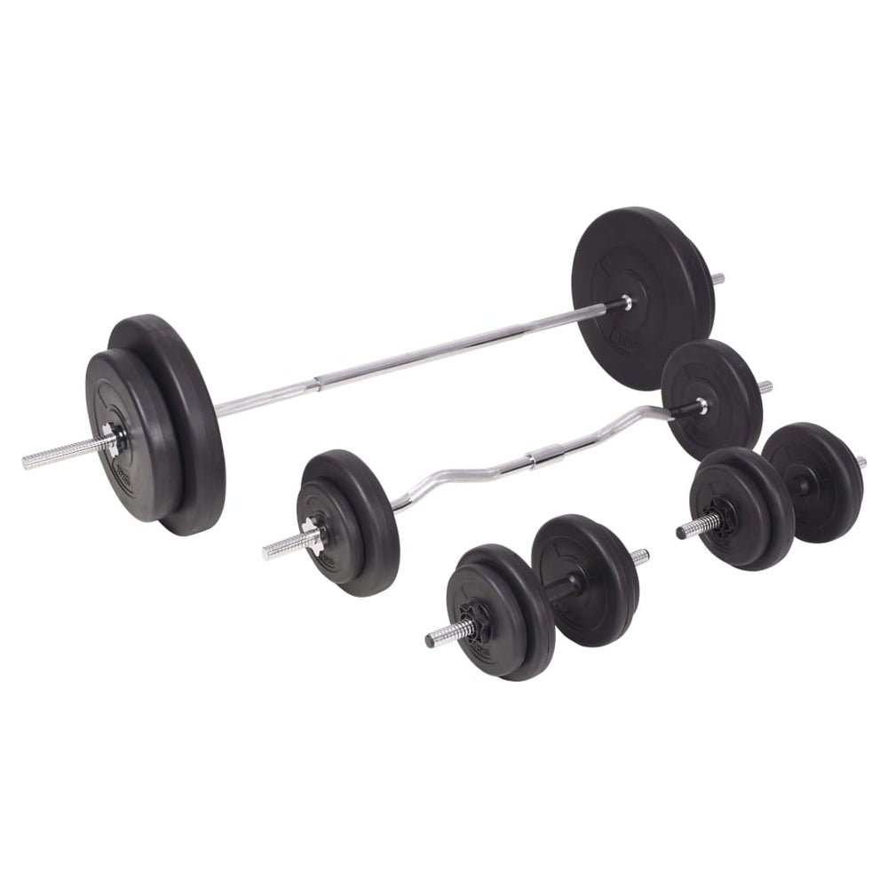 90 kg Langhantel- und Kurzhantelset