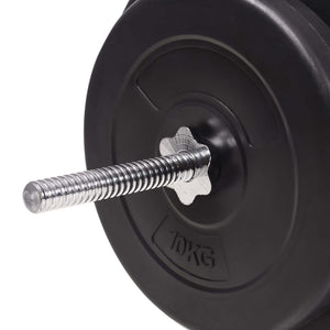90 kg Langhantel- und Kurzhantelset