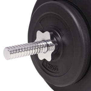 90 kg Langhantel- und Kurzhantelset