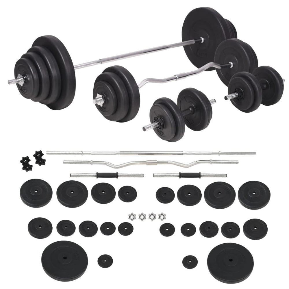 120 kg Langhantel- und Kurzhantelset