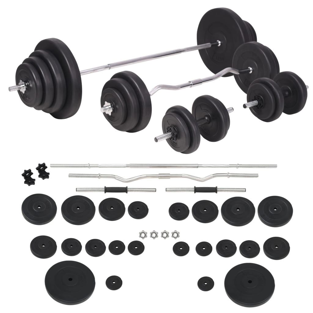 120 kg Langhantel- und Kurzhantelset