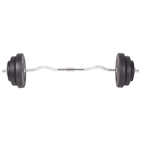 120 kg Langhantel- und Kurzhantelset