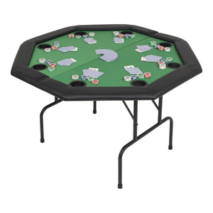 8-Spieler Poker Klapptisch Grün
