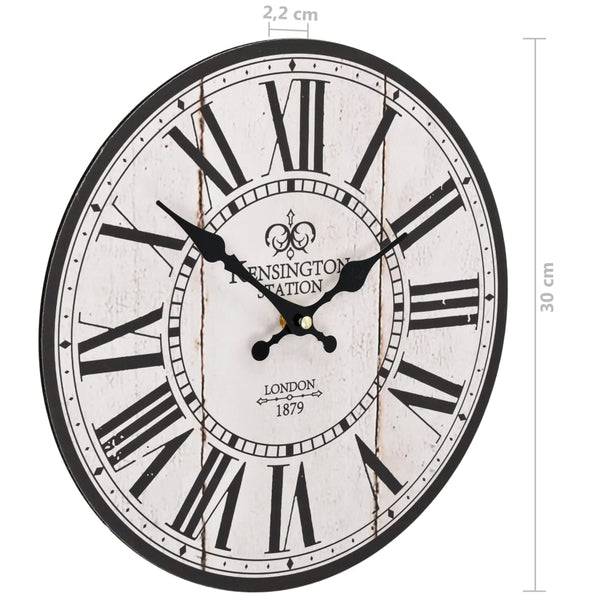 Vintage London Wanduhr 30 cm