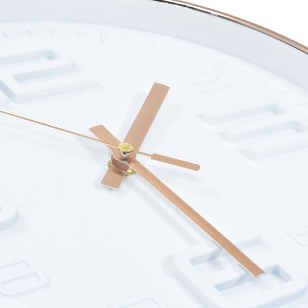 Wanduhr Kupferoptik 30cm