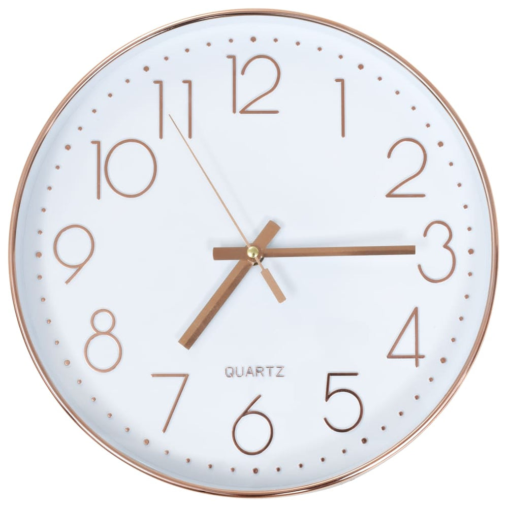 Wanduhr Rotgold 30 cm