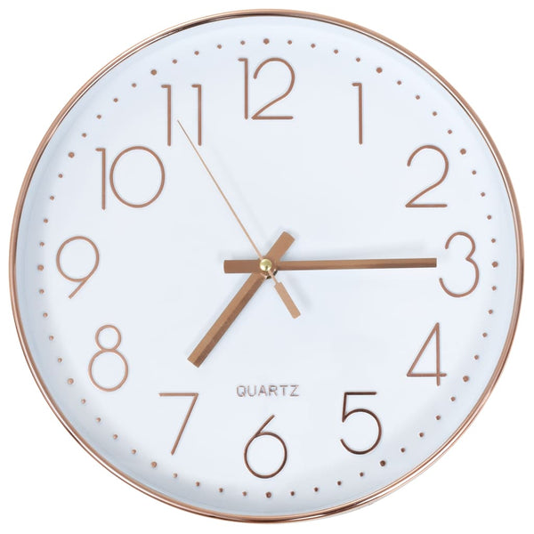 Wanduhr Rotgold 30 cm