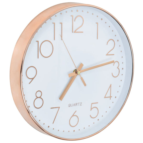 Wanduhr Rotgold 30 cm
