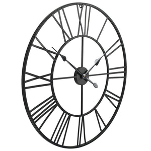 Vintage Wanduhr, Quarz, 80cm XXL