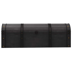 Aufbewahrungstruhe Massivholz Vintage-Stil 120x30x40 cm