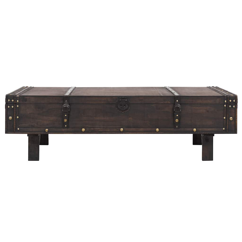 vidaXL Table basse contreplaqué style vintage 120x55x35 cm