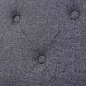 vidaXL Ensemble de canapés 2 pièces en tissu gris