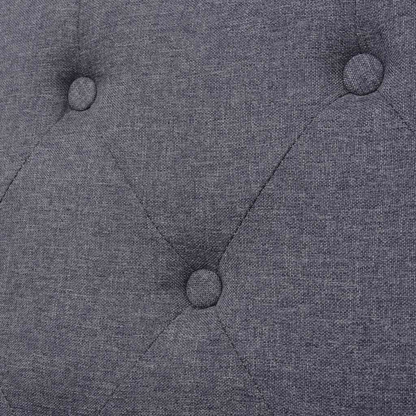 vidaXL Ensemble de canapés 2 pièces en tissu gris