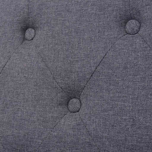 vidaXL Ensemble de canapés 3 pcs Tissu Gris
