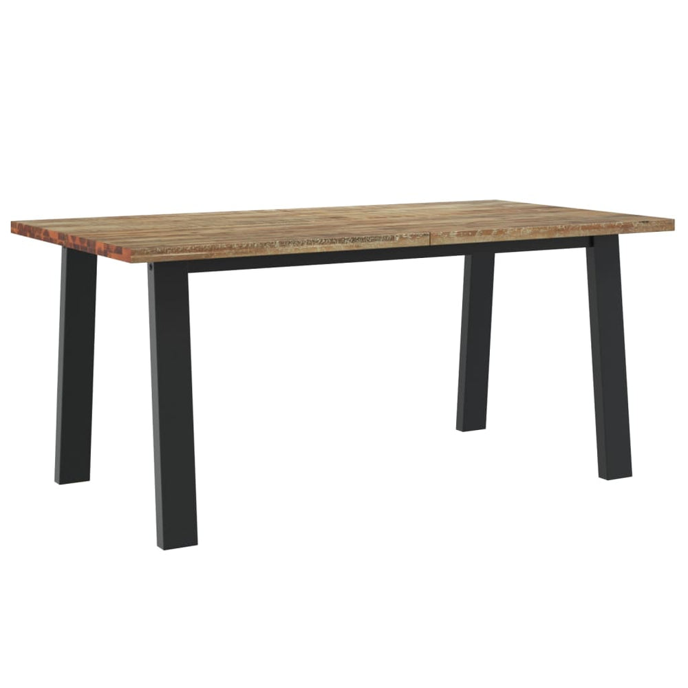 vidaXL Table de salle à manger en bois d'acacia massif 170x90 cm