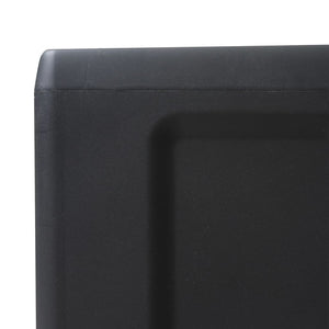 Gartenschrank mit 4 Regalen, Schwarz/Grau