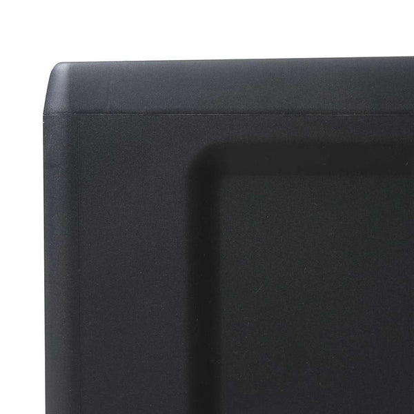 vidaXL Armoire de jardin à 3 étagères Noir
