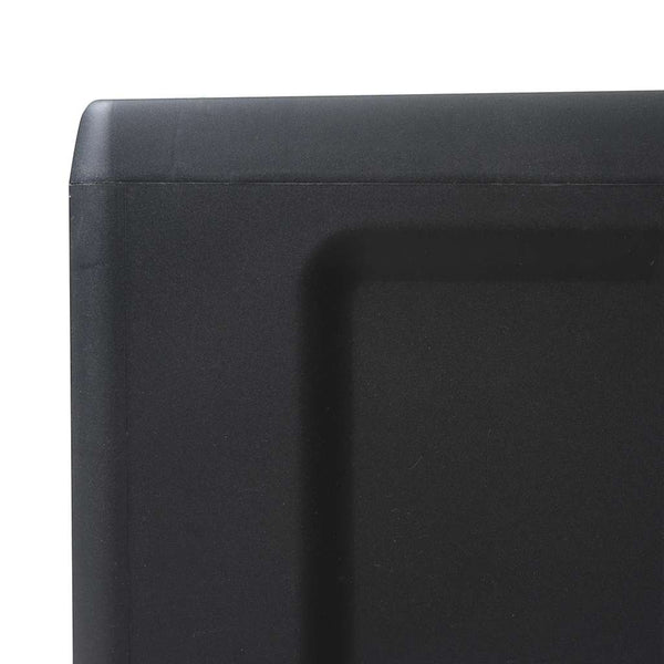 Gartenschrank mit 3 Böden, Schwarz/Grau