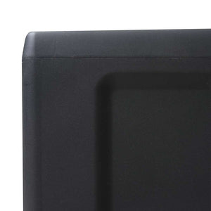 Gartenschrank mit Boden, Schwarz/Grau
