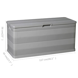 Gartenbox Grau 117 cm
