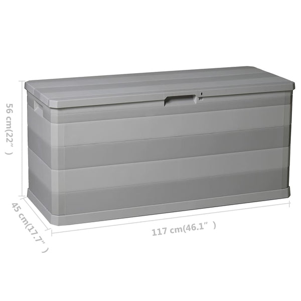 Gartenbox Grau 117 cm