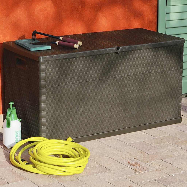 Garten Aufbewahrungsbox Braun 120 cm