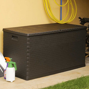 Garten Aufbewahrungsbox Braun 120 cm