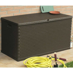 Garten Aufbewahrungsbox Braun 120 cm