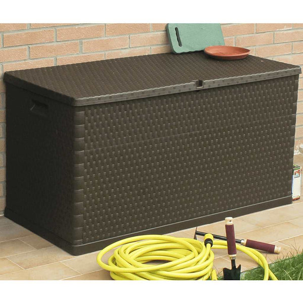 Garten Aufbewahrungsbox Braun 120 cm