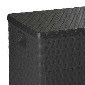 Garten Aufbewahrungsbox Anthrazit 120 cm