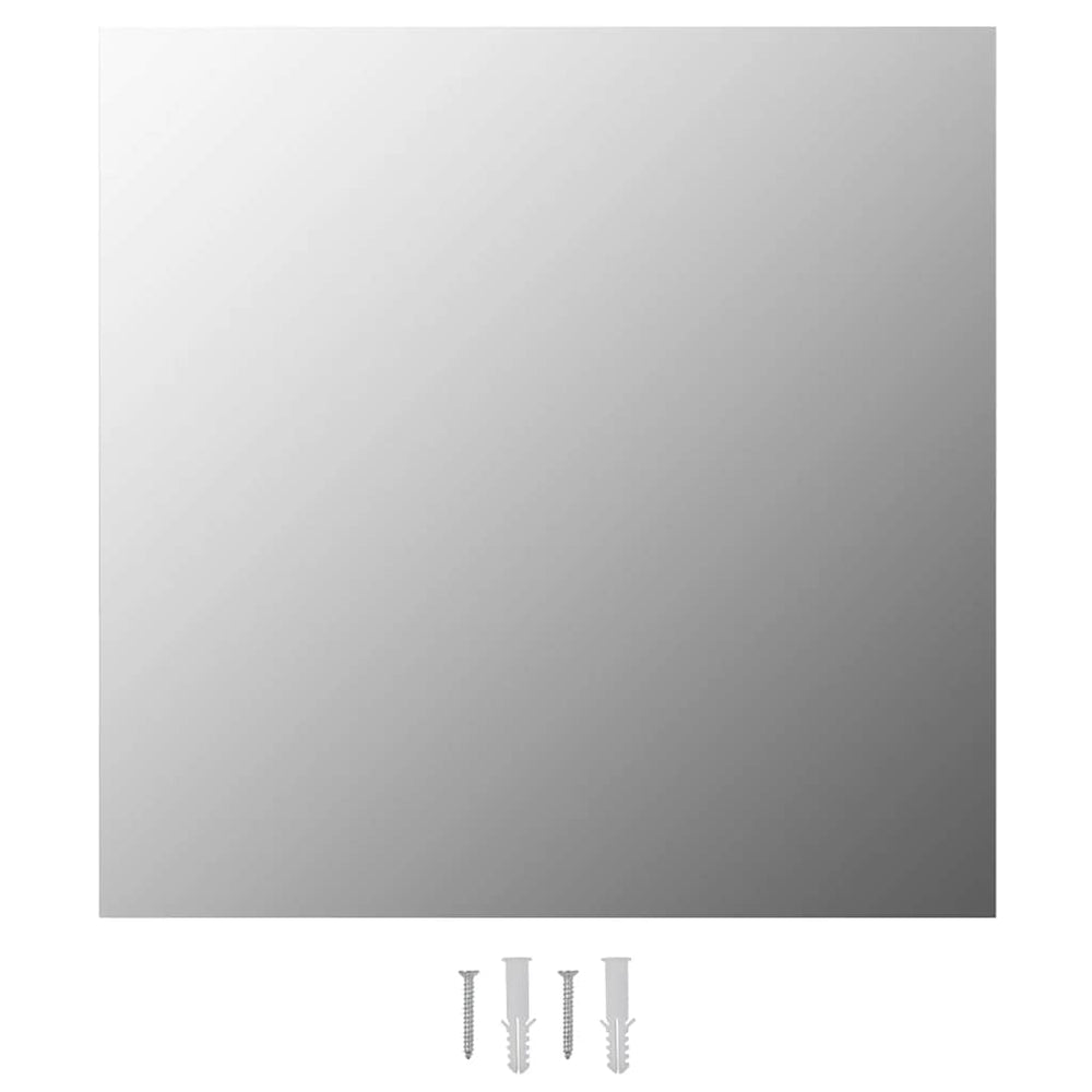 vidaXL Miroir mural 50 x 50 cm Carré Verre