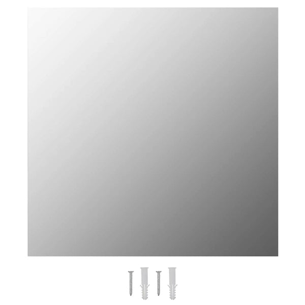 Wandspiegel 50 x 50 cm Quadratisch Glas