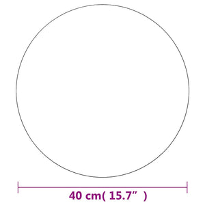 Wandspiegel 40 cm Rund Glas