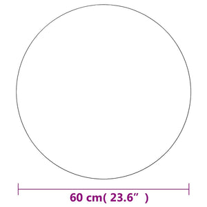 Wandspiegel 60 cm Rund Glas