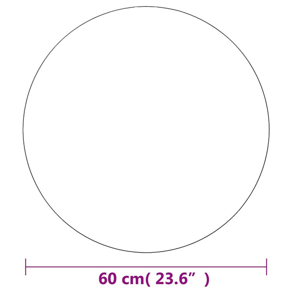 Wandspiegel 60 cm Rund Glas