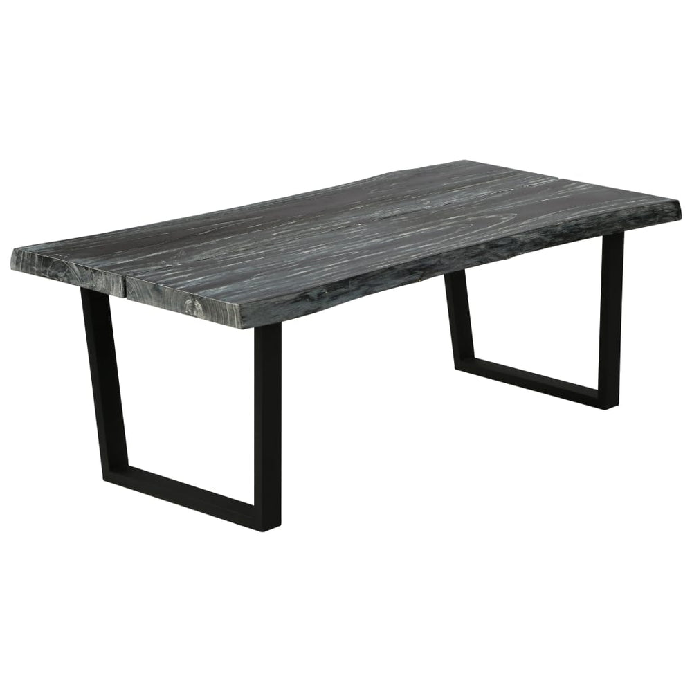 Couchtisch Massivholz Mindi 102x56x41 cm Grau