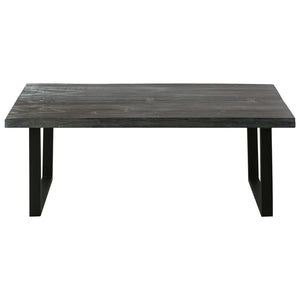 Couchtisch Massivholz Mindi 102x56x41 cm Grau