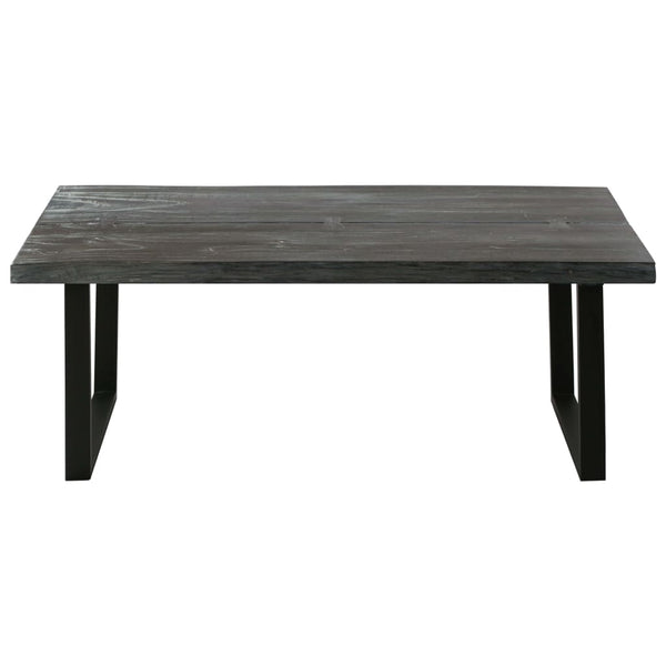 Couchtisch Massivholz Mindi 102x56x41 cm Grau