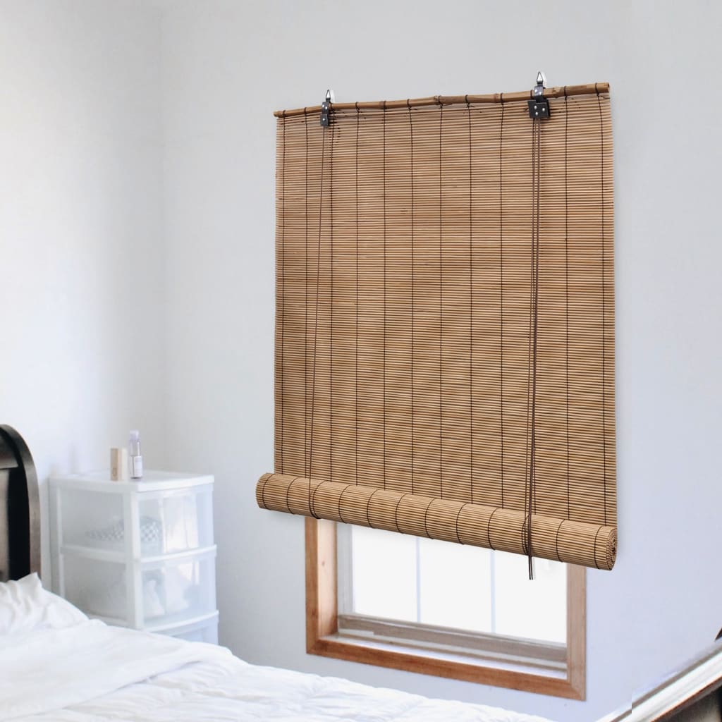vidaXL Store en bambou 100x220 cm Marron