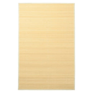 Teppich Bambus 100 x 160 cm Natur