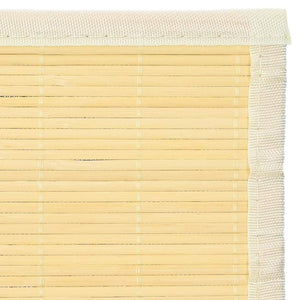 Teppich Bambus 160x230 cm Natur
