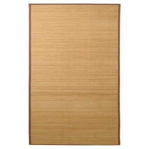 Teppich Bambus 100 x 160 cm Braun